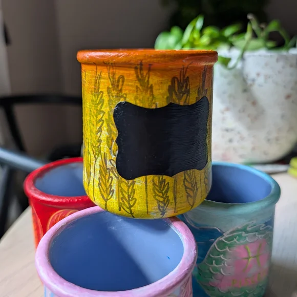 Virgo Zodiac Ceramic Jar With Lid - Picture 5 of 6